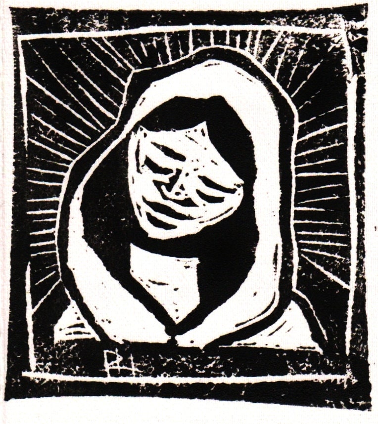 Virgin Mary print