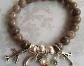 50 Shades of Grey Inspired Bracelet - Honeymoon in Paris