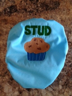 Stud Muffin embroidered cloth diaper