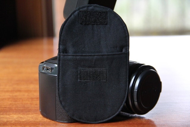 Camera Lens Cap Holder - up to 67mm - Choose Custom Fabrics - Made to Order