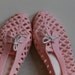 Vintage 80s Jelly Shoes / Basket Woven Oxfords / size 9