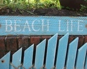 Beach Sign Beach House Style Decor Wall Art - Beach Life