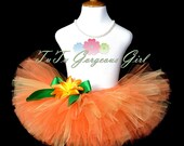 Orange Halloween Pumpkin Tutu for babies, infants and toddlers...Costume, Photo Prop...MY LITTLE PUMPKIN