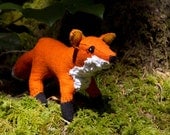 Red Fox - Soft Sculpture