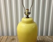 Vintage Yellow Table lamp