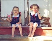 Girls white Pantaloons / Bloomers, Back to School, cotton lawn, for Baby and Toddler, Vintage Retro Style -  Custom size / color