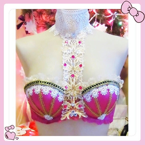 Her Royal Highness - " A Princess Wish " custom lace bra