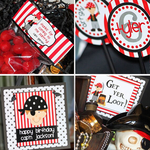 Pirate Party - Pirate Birthday Printable Collection by Amanda's Parties TO GO Il_570xn