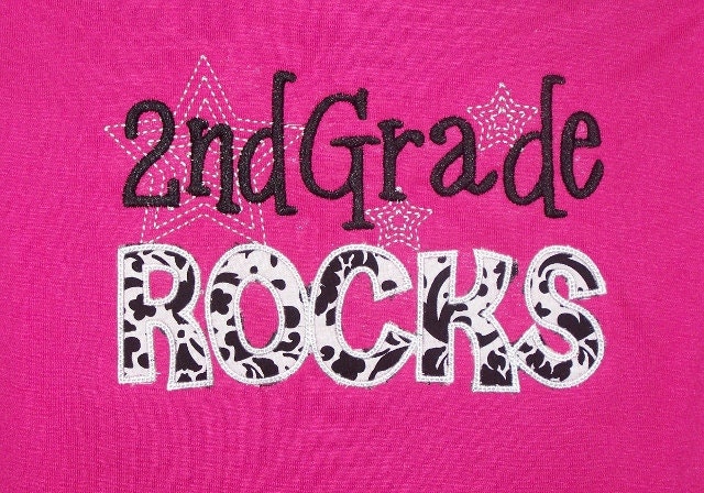 Second Grade Rocks shirt 2nd Grade School Shirt