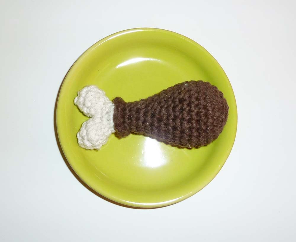 Small Dog Squeaker Turkey Drumstick Toy - Tiny Dog Toy