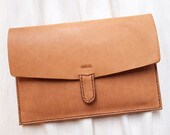 Personalized iPad Mini Case - Leather - Hand Stitched
