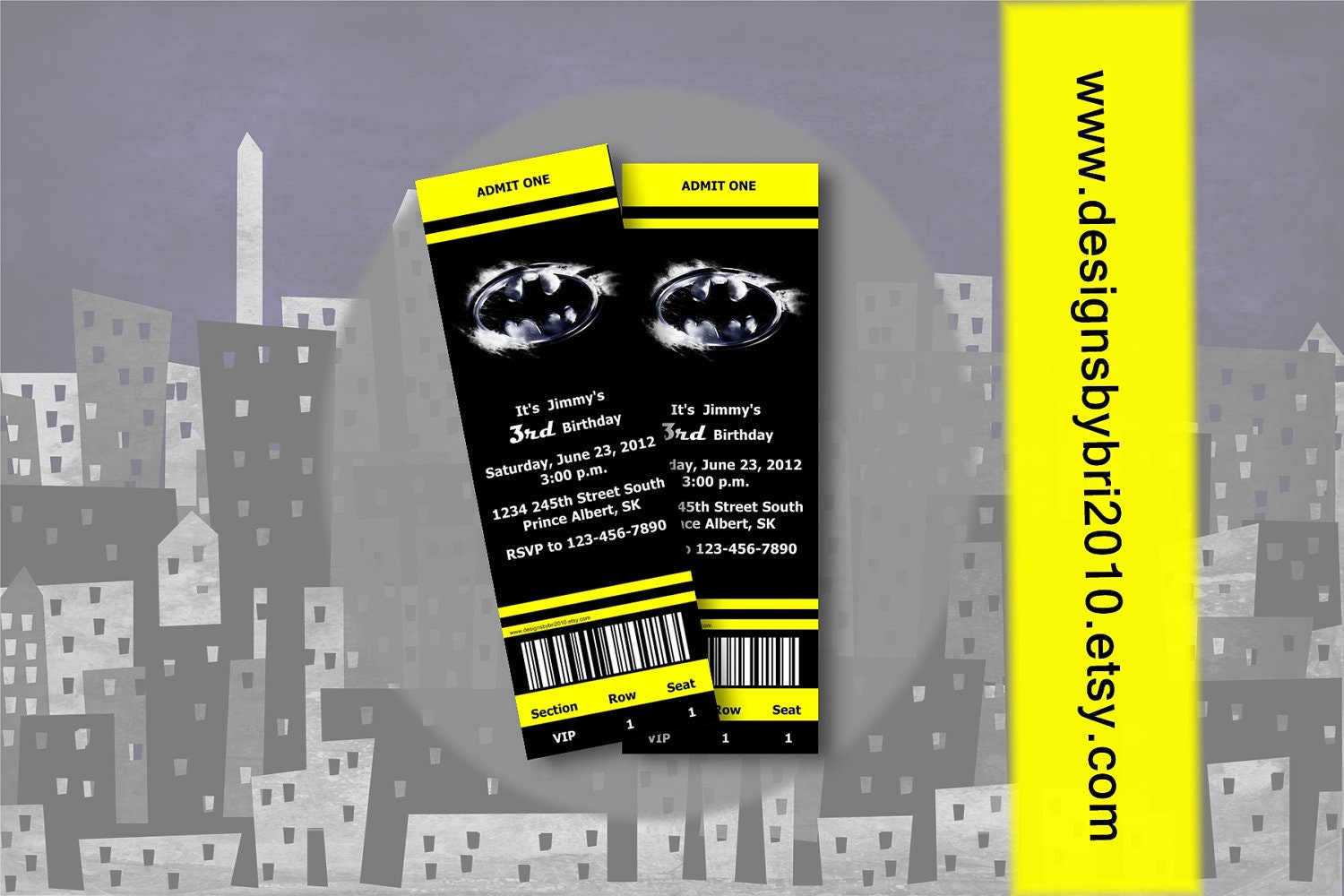Batman Birthday Invitation Wording