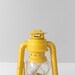 Bright Yellow Industrial Metal Paraffin Oil Lantern