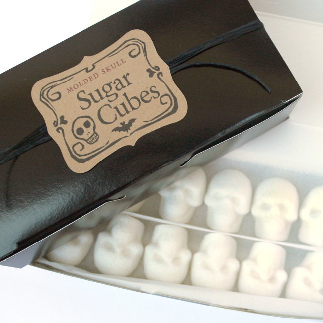 Bulk Sugar Cubes 1 Box - 36 Sugar Cube Skulls