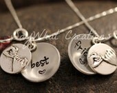 Pinky Promise Best Friends Locket Necklaces SET OF TWO