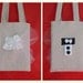 Bridal Party Gift Tote Bag for the Bridesmaid in Bride and groom designed/Bridal Party favor gift bag/Maid of honor