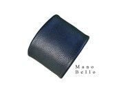 The Vampire Diaries Pebbled Black Soft Leather Cuff 2 Inch Soft Leather Wrist Cuff Men Women in stock