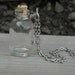 Bottle Necklace, Vial Necklace, Empty Bottle Necklace, Glass Bottle, DIY, Jewelry,