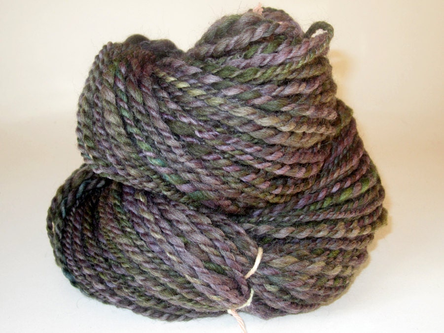 Night Light - Handspun Thick N' Thin Bulky Art Yarn