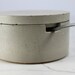 Concrete Salt Cellar. Sugar Bowl with Scoop. Gourmet Spice Container. NEW Design.
