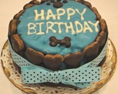 Happy Birthday Bone Doggy Cake