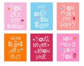 You Are My Sunshine Nursery Decor Individual Prints  8x10 by YassisPlace