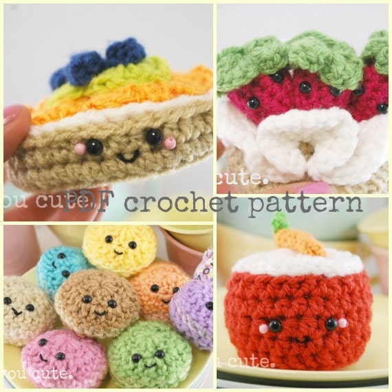 PDF Crochet Pattern-Amigurumi Bake Shop Collection