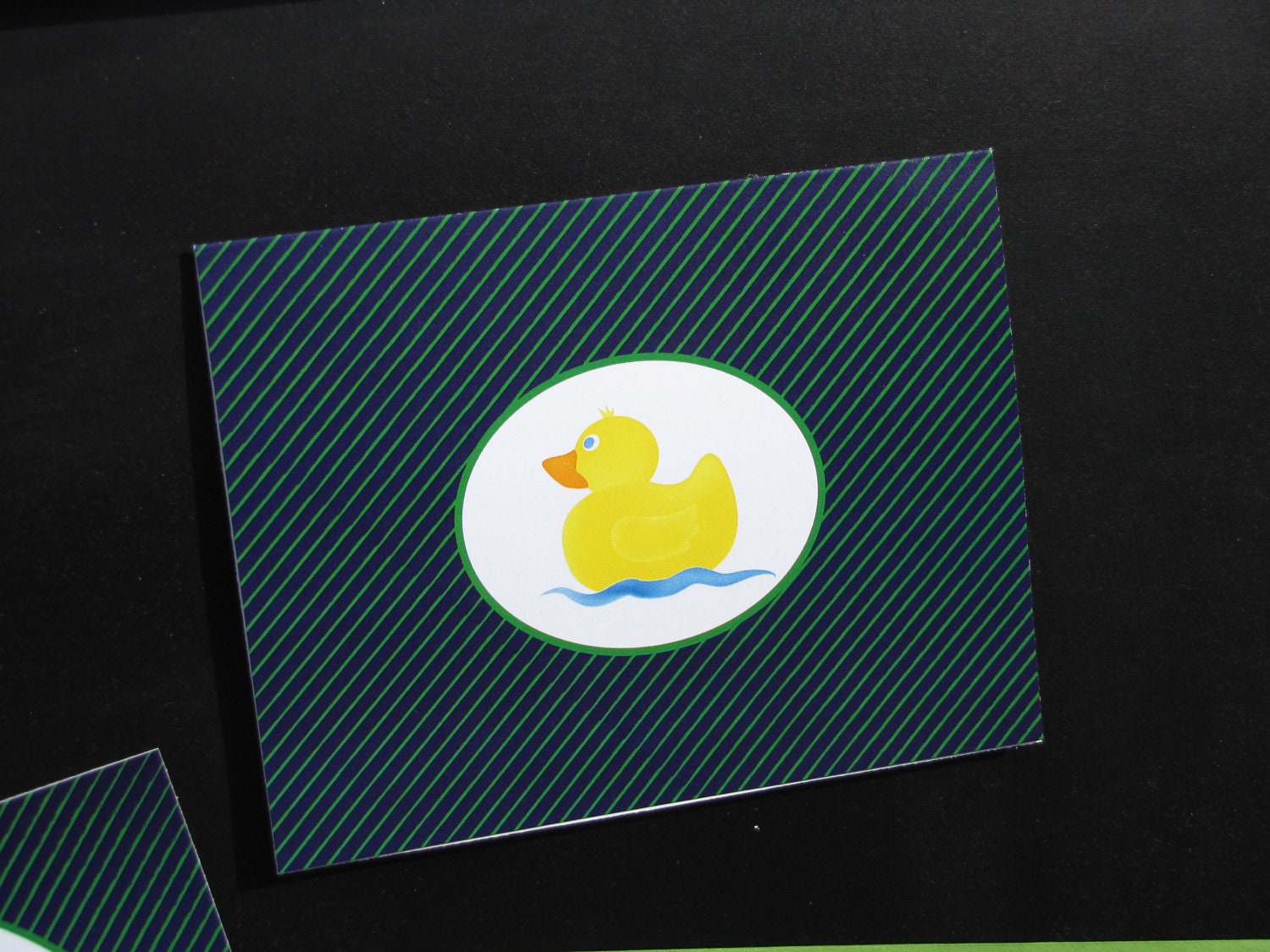 Preppy Rubber Duck Thank You Cards / Set of 10