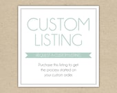 Custom Listing Request for Marli Sangervasi