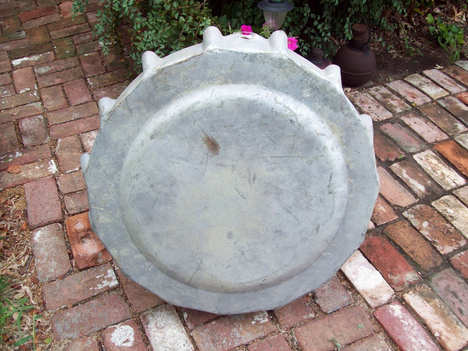 Vintage Repurposed Grain Bin Lid By Thevrose On Etsy