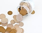 Glitter Table Confetti - Elegant, Jumbo Gold Confetti - Sparkle for your Wedding Reception, Party Table Setting, Guest Book Table, Buffet