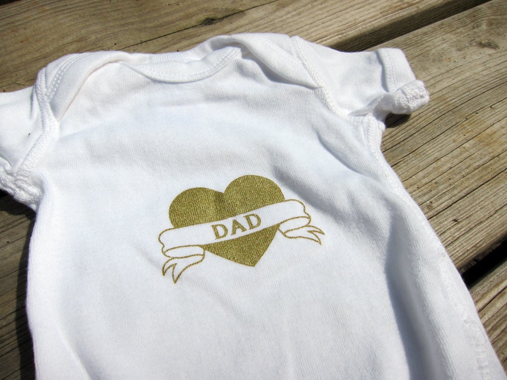Dad Heart Infant Onesie