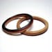 skateboard bangle- black and red- small