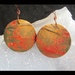 reserve for DD,Multi-Color Picasso Jasper Plane Earring Bead,31x4mm,15.2g