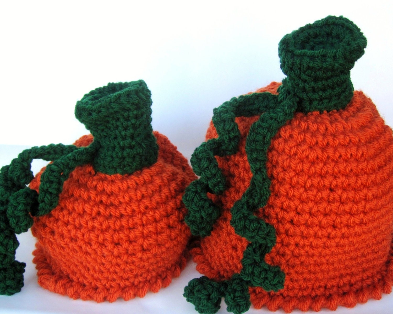 Crochet Pattern Halloween Costume Pumpkin Hat - Infant or Child- Thanksgiving