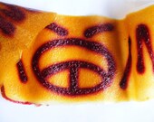 Peach Raspberry swirl Fruit Leather