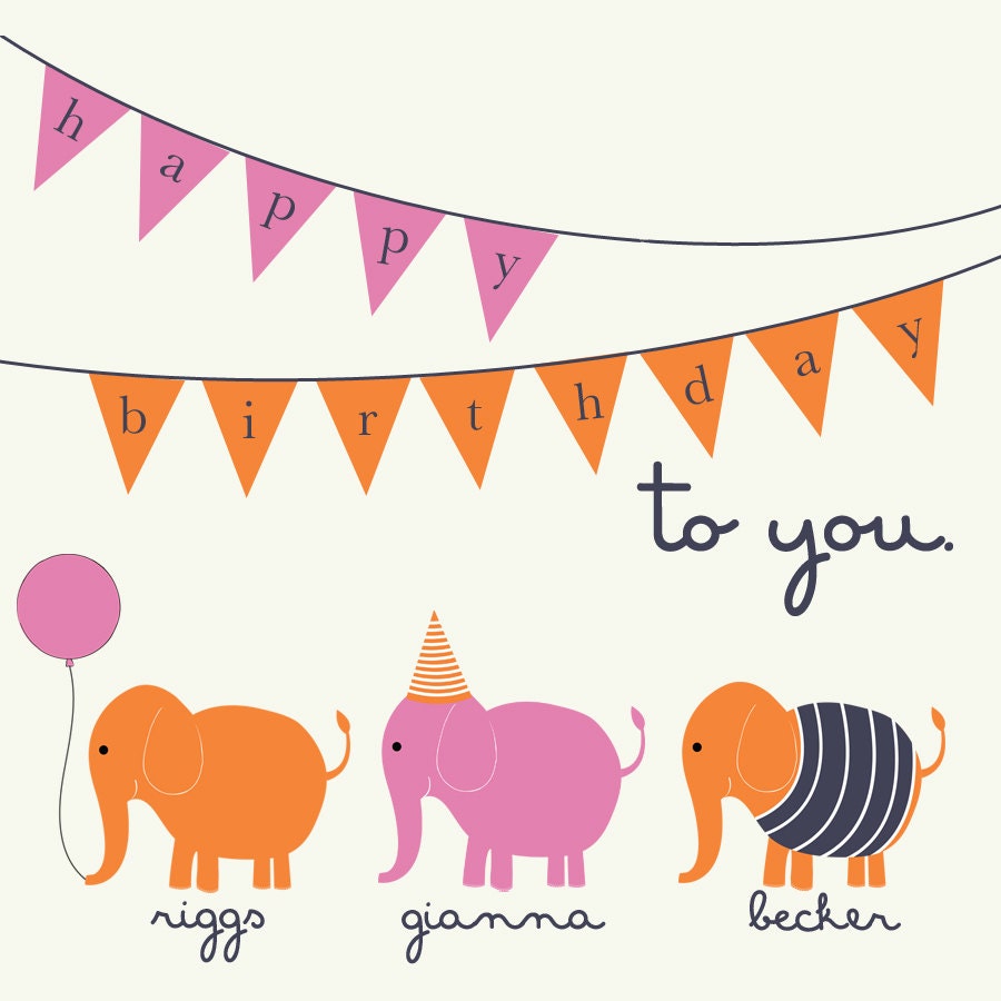 Birthday Party Enclosure Cards / Gift Tags Printable