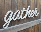 Gather Wood Sign Wall Hanging