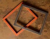 2) 8x10 slim distressed picture frames - choose your color - modern home frames - home decor office decor