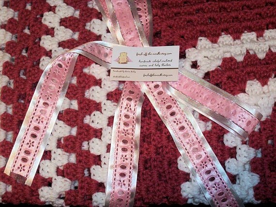 Baby Girl Pink Crocheted Baby Blanket