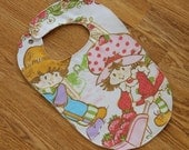 Strawberry Shortcake Bib: Toddler size (24 months plus)