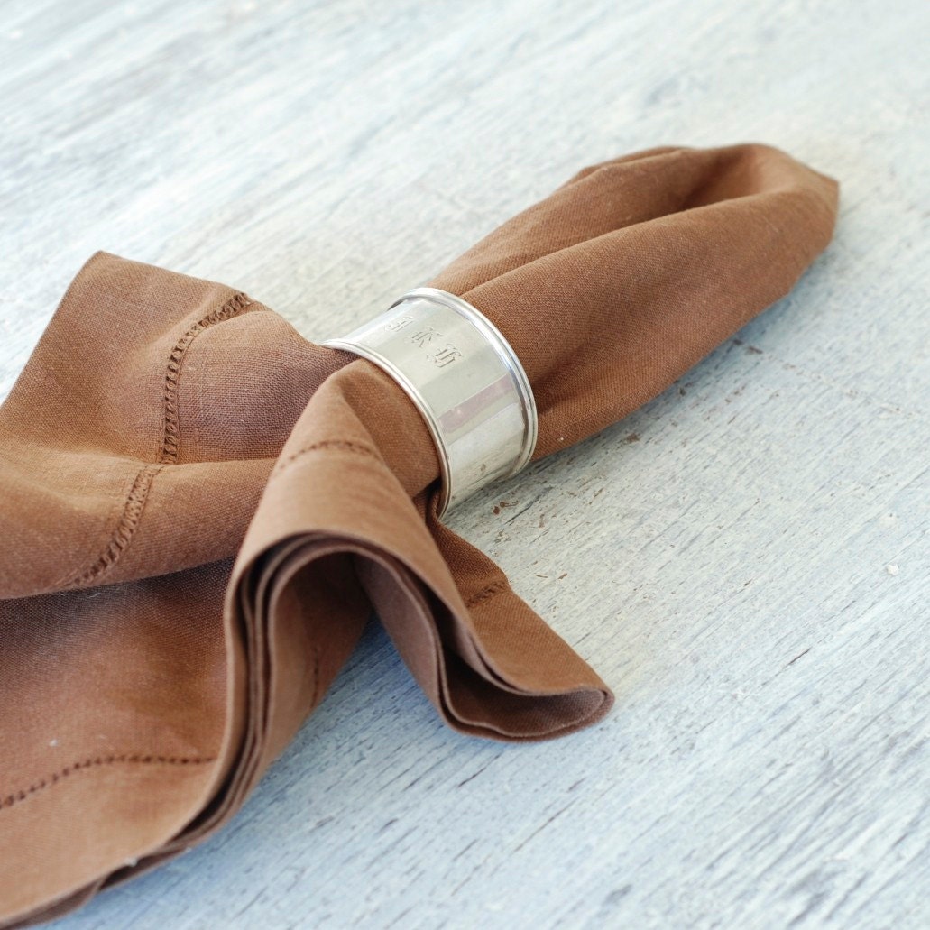 Silver Napkin Ring, English Sterling Silver