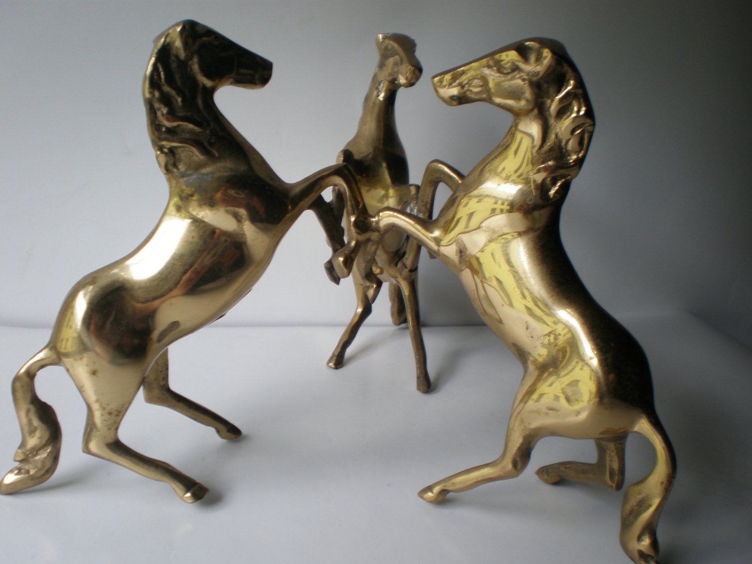 Vintage Brass Horses