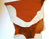 Creamsicle - leather layers shoulder bag