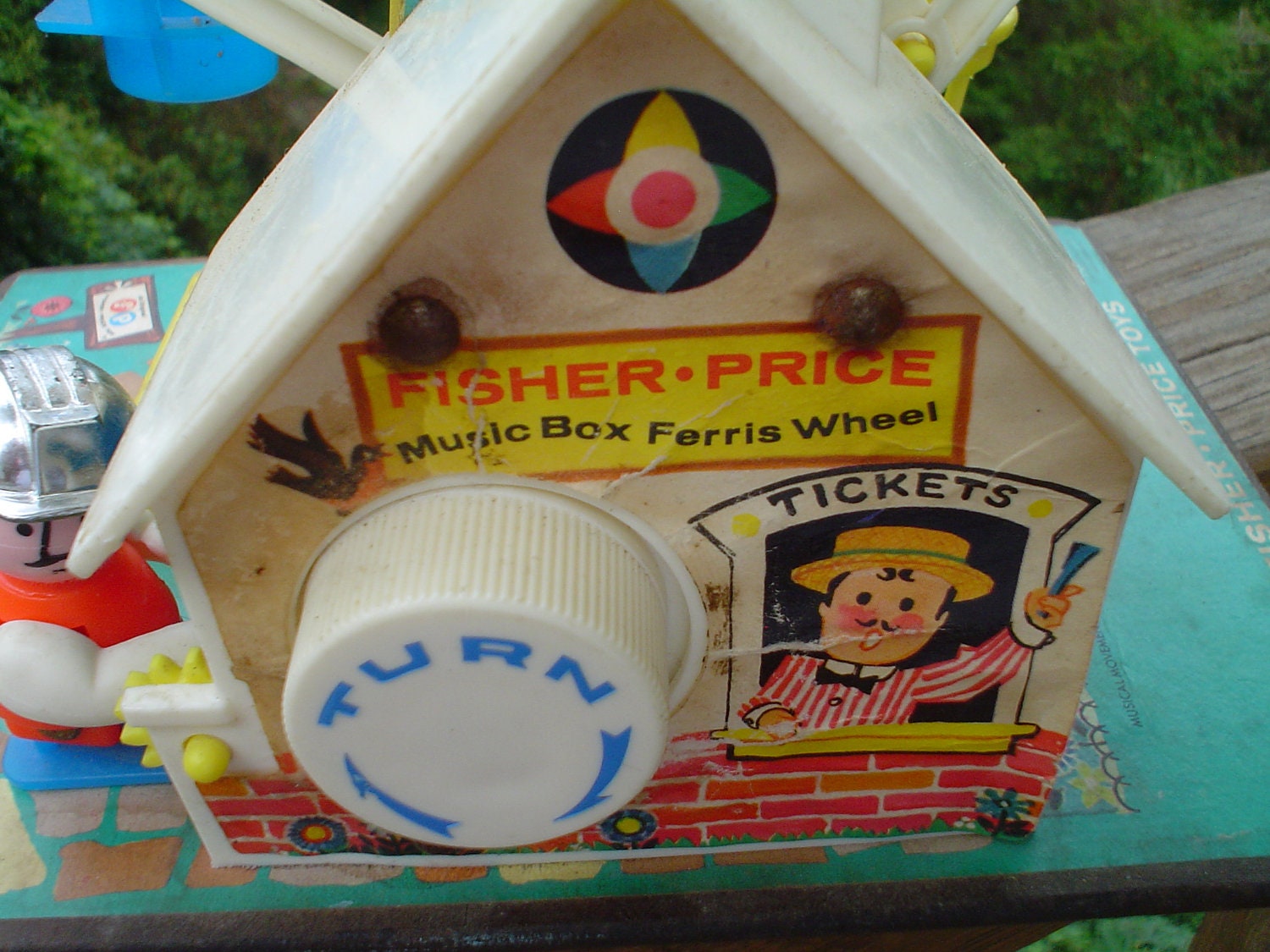 Vintage Fisher Price Musical Toy Ferris Wheel by TwoButtons4ever