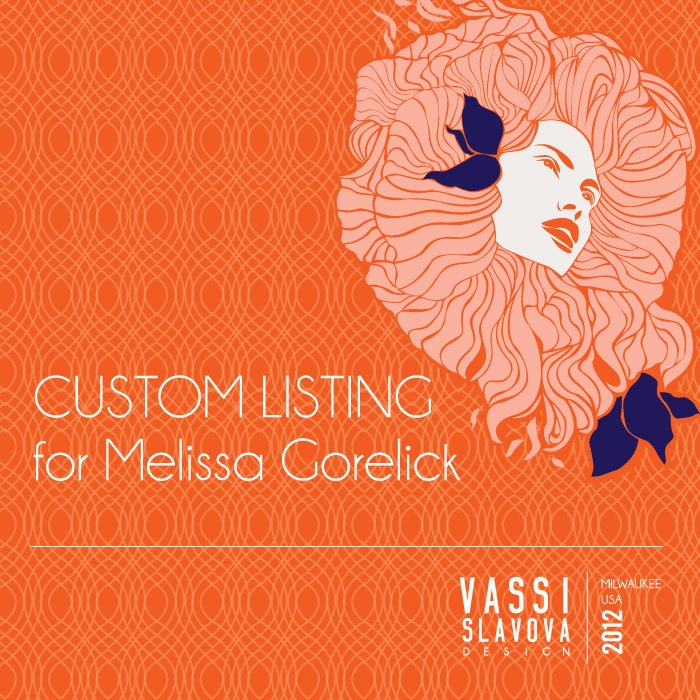 Custom Listing for Melissa