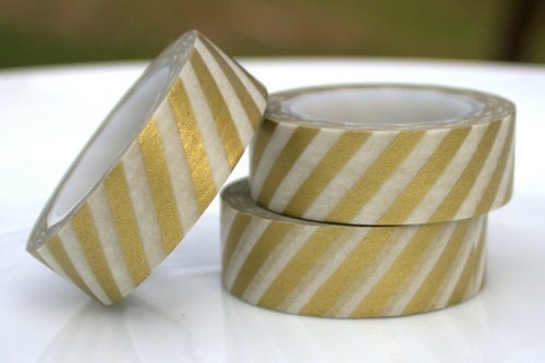 Gold Airmail Washi Tape