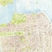 11x14 San Francisco California Map Print