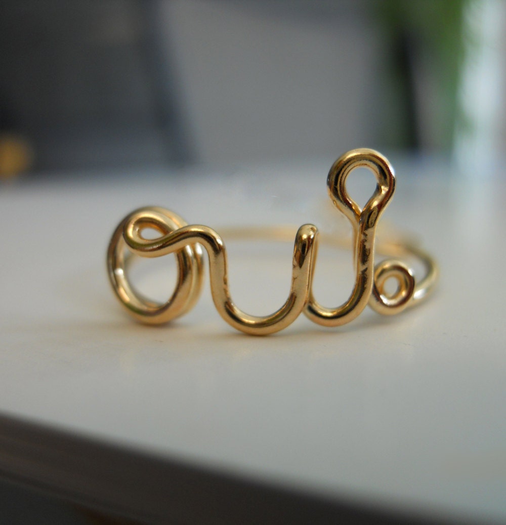 Oui Ring 14K Gold Filled