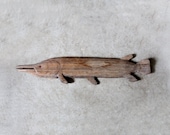 Antique Wood Fish / Wood Sign - 86home